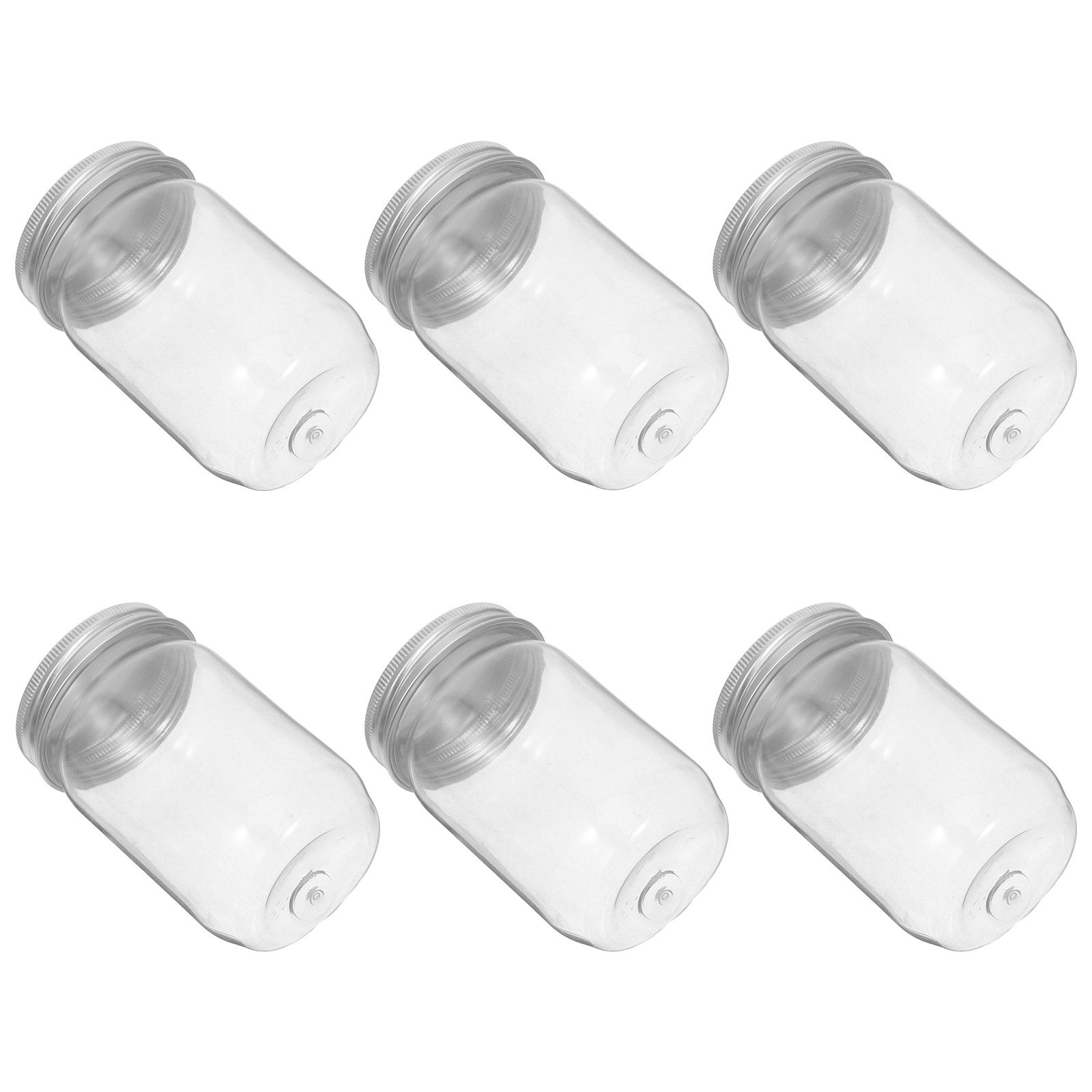 6Pcs 투명 플라스틱 메이슨 항아리(밀폐 뚜껑 포함) - Food Storage Lid 리뷰 및 가격