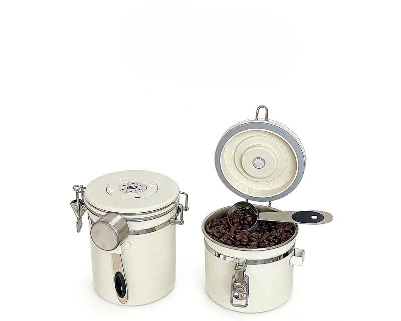 LLY 스테인리스 스틸 커피 원두 밀폐형 저장 탱크 차 - Food Storage Vacuum Seal 리뷰 및 가격