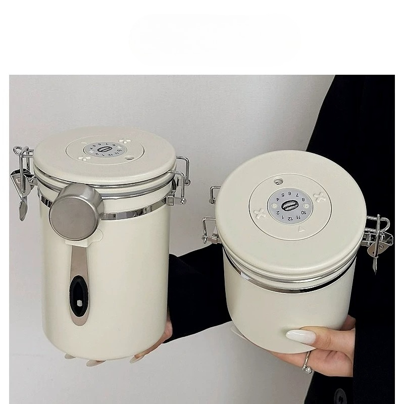 LLY 스테인리스 스틸 커피 원두 밀폐형 저장 탱크 차 - Food Storage Vacuum Seal 리뷰 및 가격