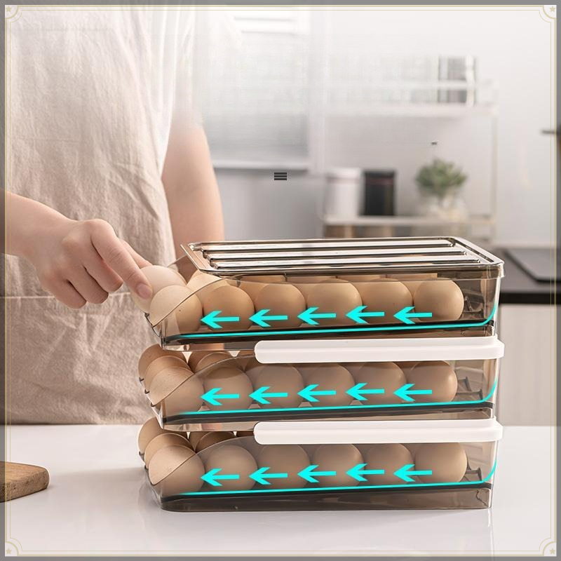롤링 에그 보관함 PET 스태커블 대용량 투명 가정용  - Egg Storage Holder 리뷰 및 가격