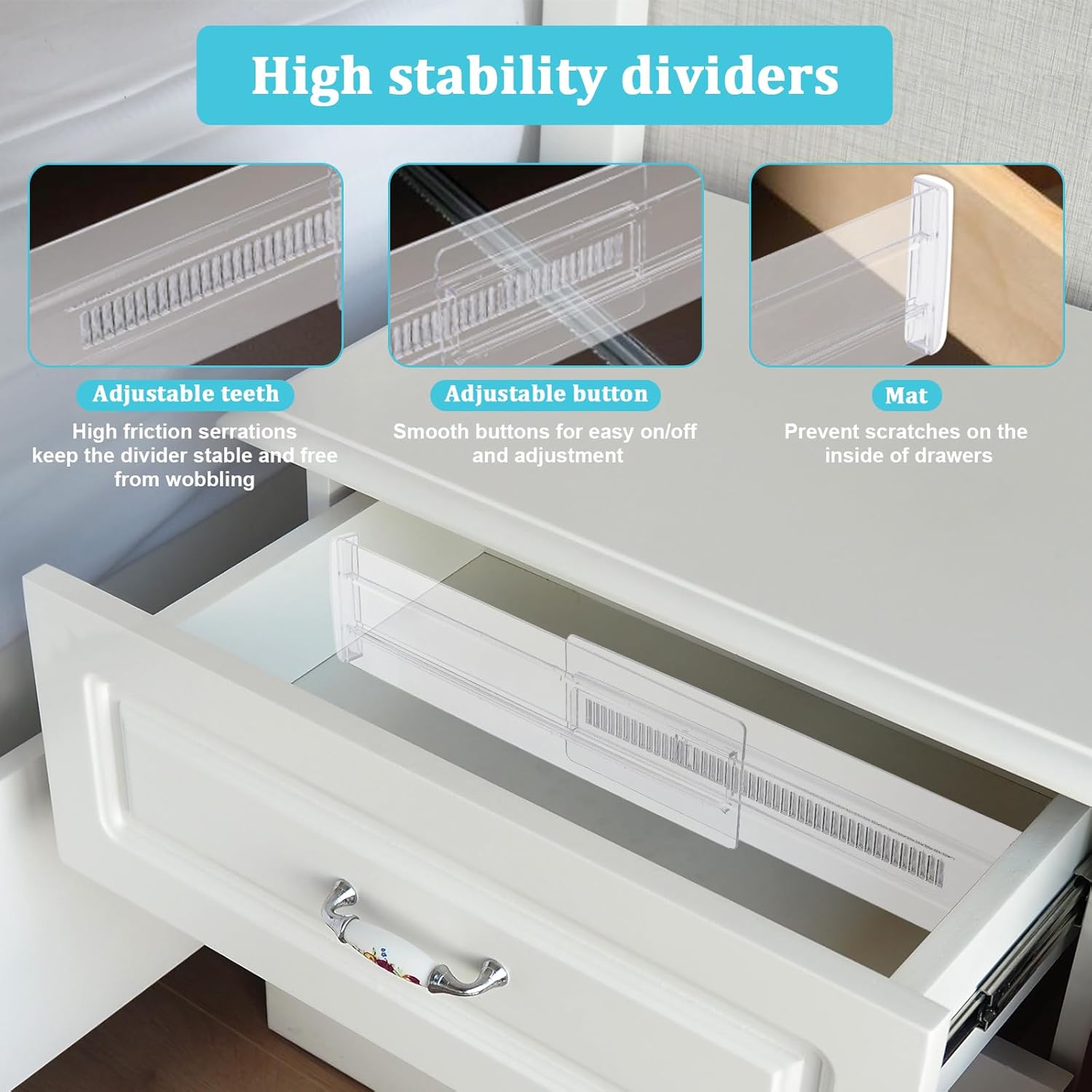 4/6/8/12팩 확장형 서랍 분리대, 주방용품, 침실 - Food Storage For Room 리뷰 및 가격