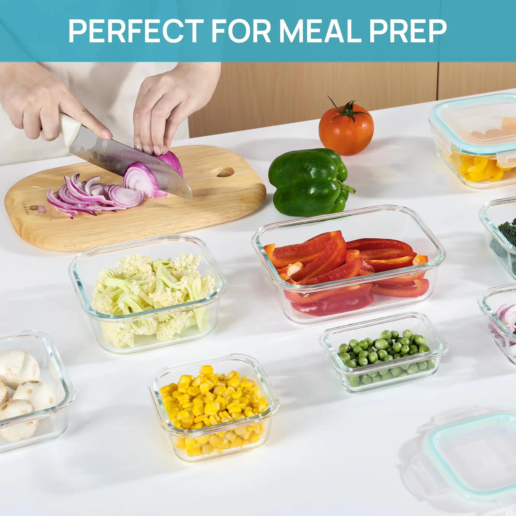 유리 도시락 식품 보관 용기, 식사 준비, 밀폐 도시락 - Glass Meal Prep Container 리뷰 및 가격