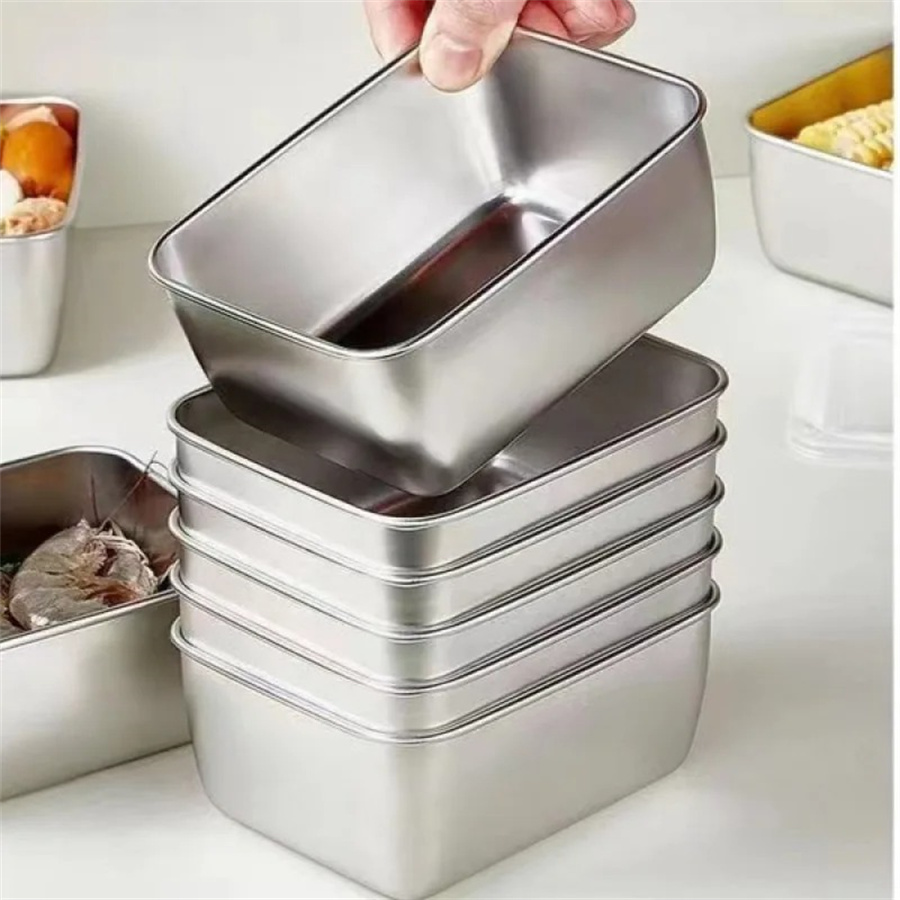 1/3/5pcs 스테인레스 스틸 식품 보관 상자 뚜껑이 - Food Storage Ideas 리뷰 및 가격