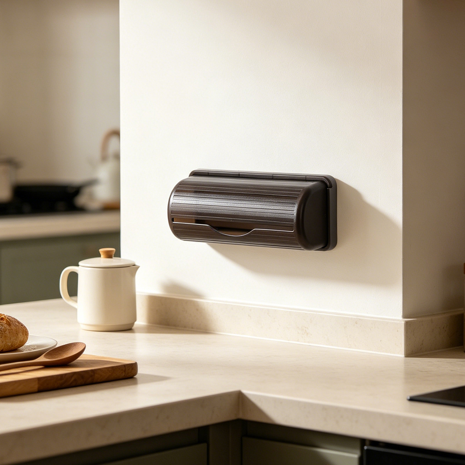 벽걸이형 쓰레기 봉투 홀더 플라스틱 식료품 봉투 디스펜 - Food Storage For Room 리뷰 및 가격