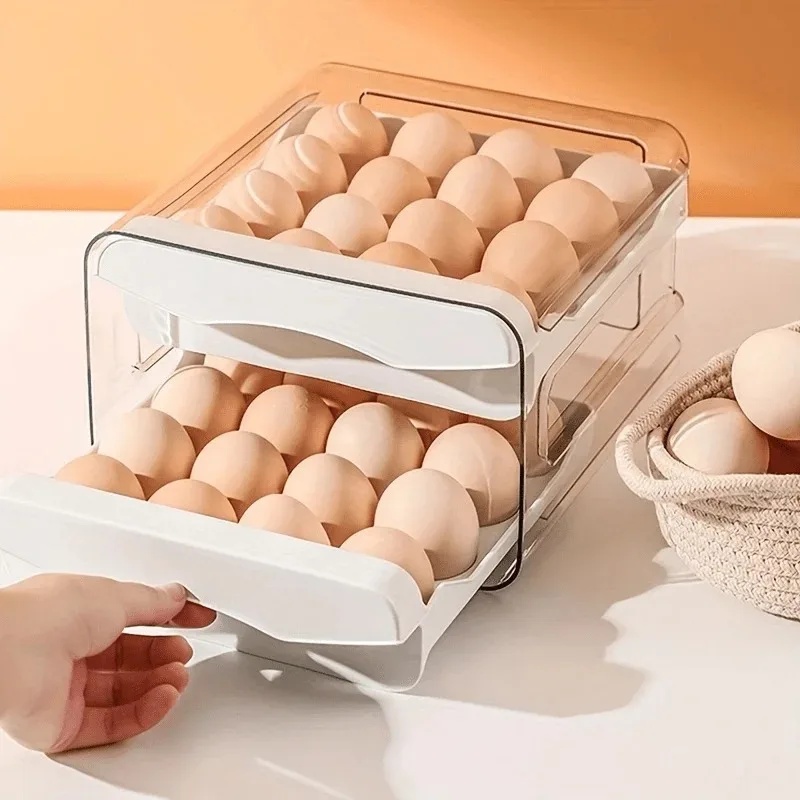 주방 계란 보관함 2단 서랍형 냉장고 신선 보관함 대용 - Egg Storage Holder 리뷰 및 가격