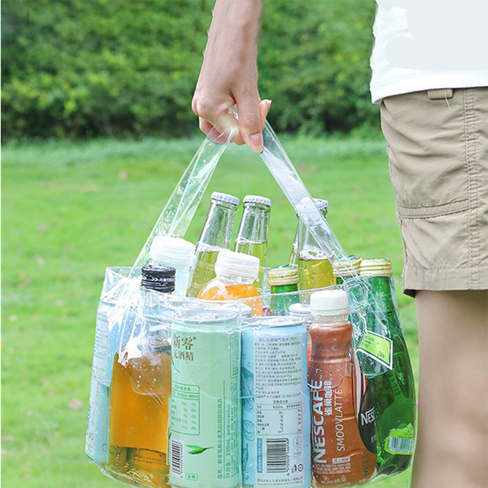접이식 투명 양동이 피크닉 과일 바구니 휴대용 투명 물 - Food Storage Not Plastic 리뷰 및 가격