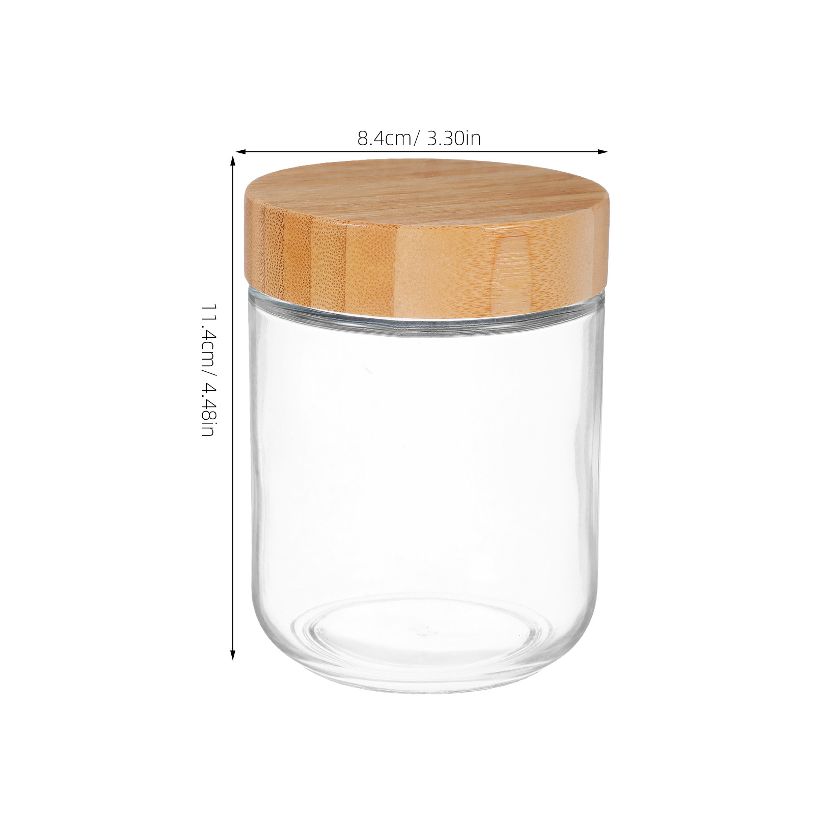 4개입 유리 주방 보관 용기, 대나무 뚜껑 밀폐 용기, - Food Storage Lid 리뷰 및 가격