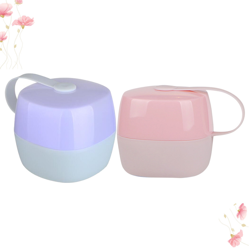 2개입 휴대용 아기 젖꼭지 보관함, 넓은 입구, 식품  - Food Storage Safe 리뷰 및 가격