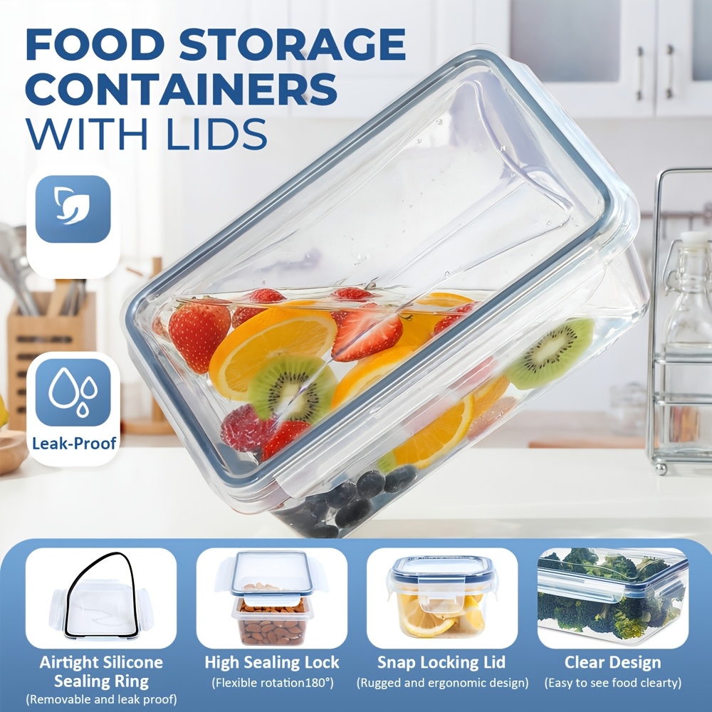 1PC 밀폐형 식품 보관 용기(뚜껑 포함), 누수 방지 - Food Storage Safe 리뷰 및 가격