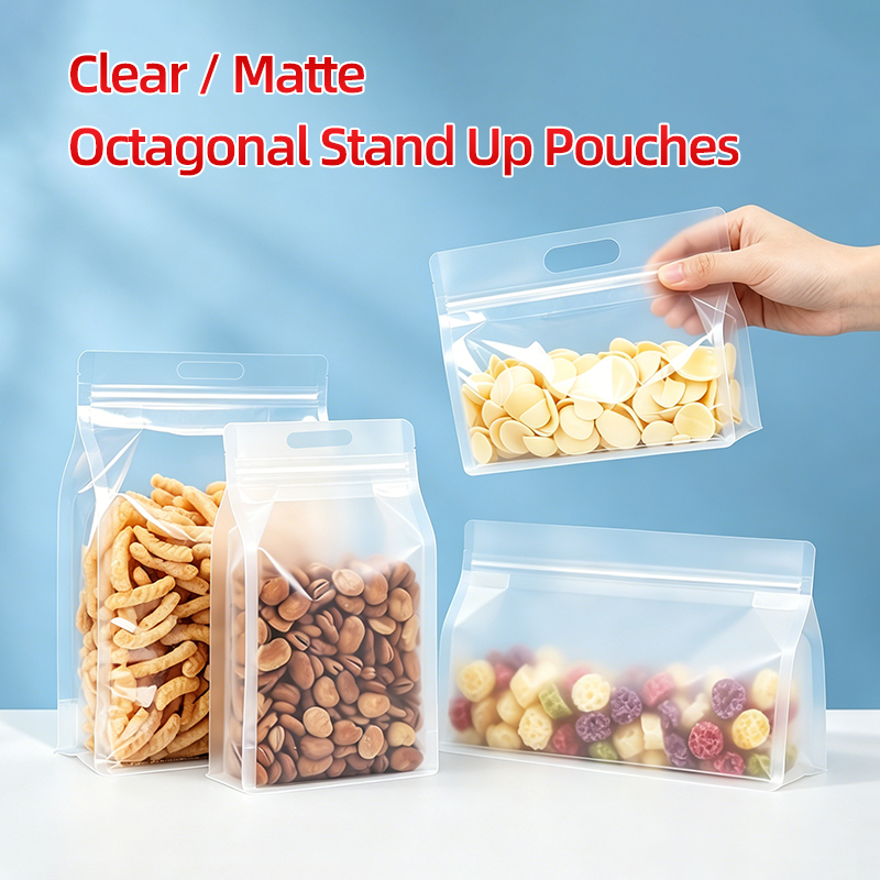50개 도매 8면 밀봉 바닥 평평 포장 파우치 식품 보 - Food Storage Not Plastic 리뷰 및 가격