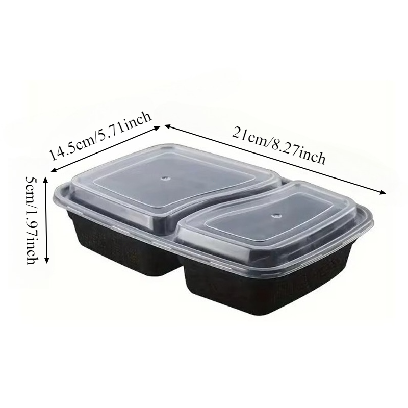 10 세트 뚜껑이 있는 일회용 식품 상자 전자레인지 식 - Food Storage Stackable Containers 리뷰 및 가격
