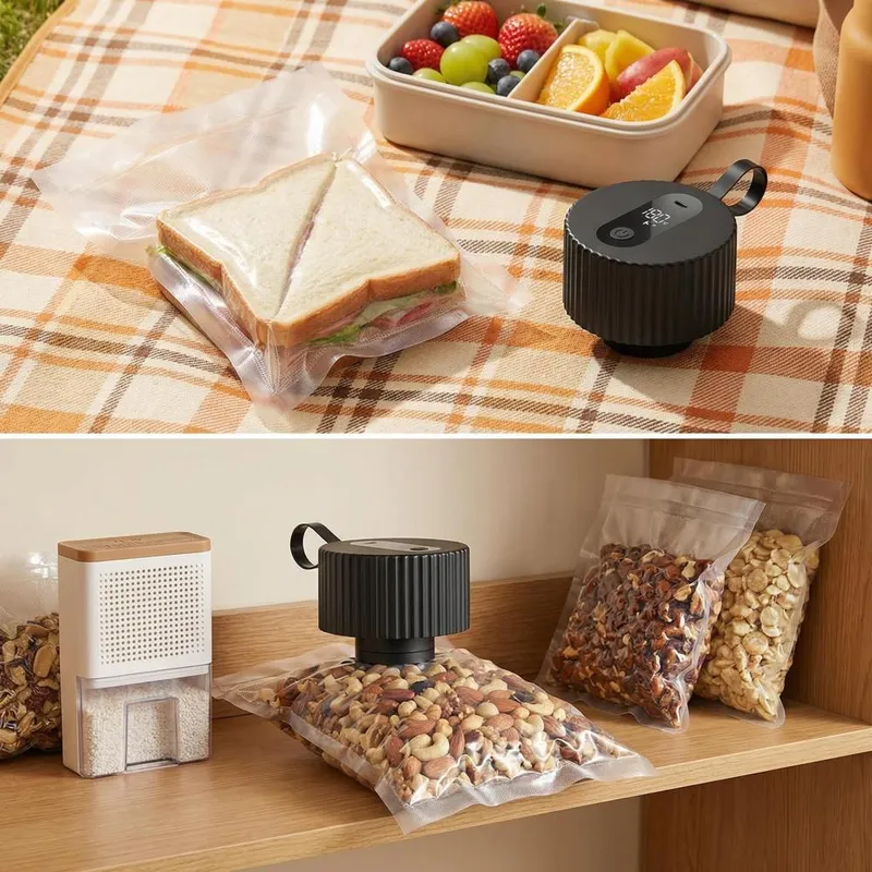 전기 메이슨 자 진공 밀봉기 키트 3-in-1 휴대용  - Food Storage Vacuum Seal 리뷰 및 가격