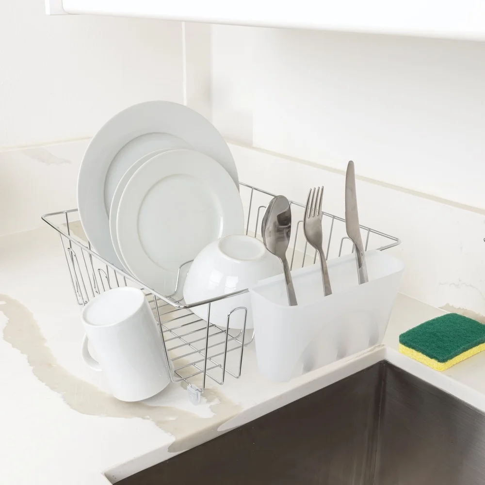 작은 와이어 식기 건조대 주방 정리대, 수저 컵 포함, - Food Storage Rack 리뷰 및 가격