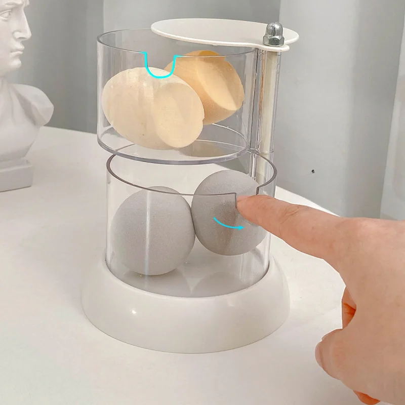 360 도 회전 메이크업 퍼프 보관 박스, 방진 코튼  - Egg Storage Holder 리뷰 및 가격